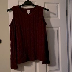 Hippie Rose shoulder out sweater